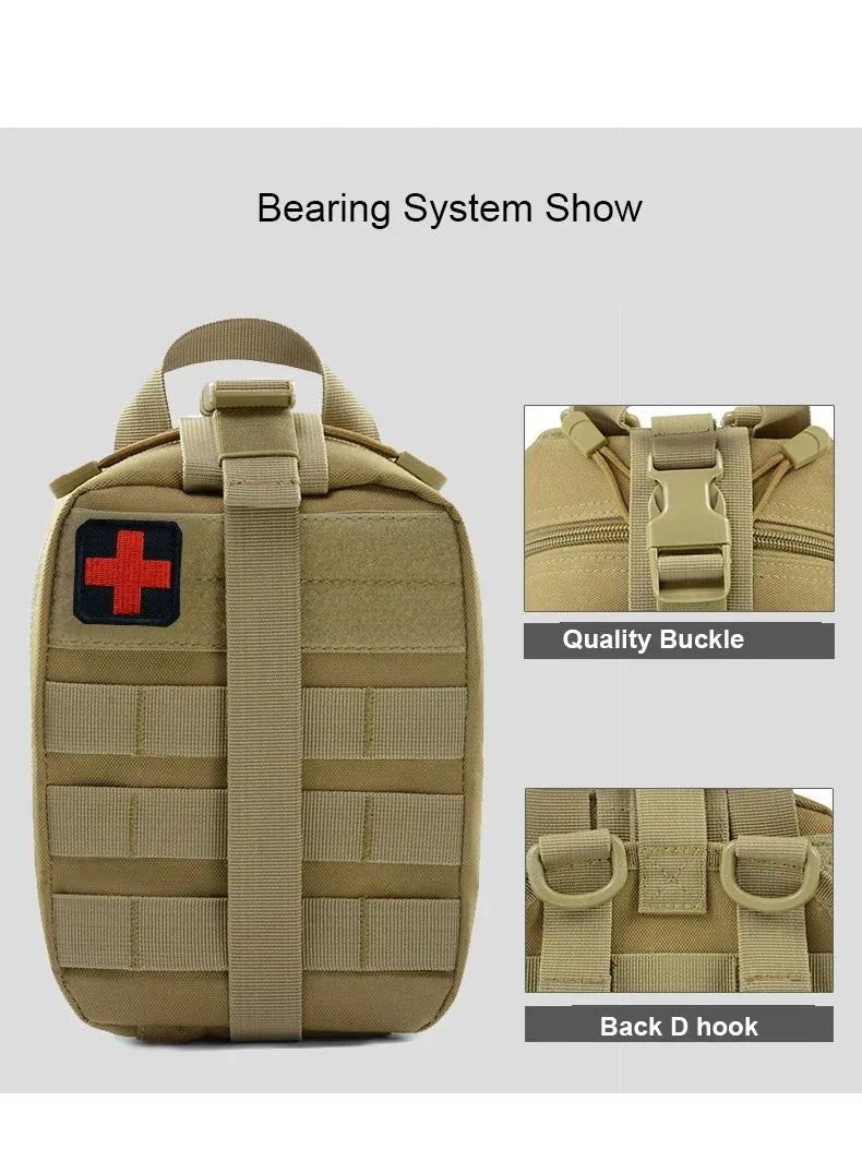 Tactical First Aid Kits Medical Bag Emergency Outdoor Hunting Car Camping Molle Survival Tool EDC Pouch Organizer Medical Bag